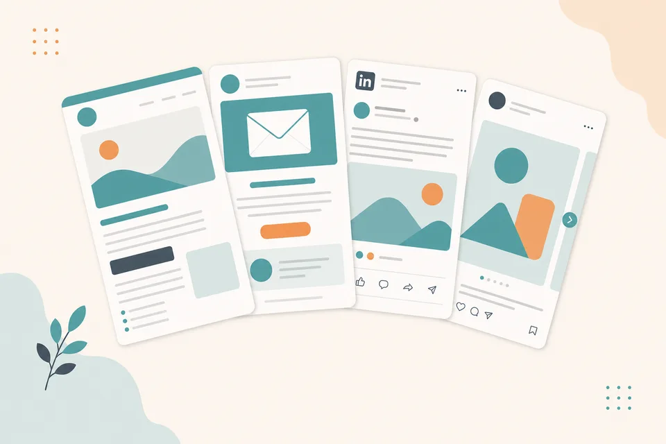 Blog, newsletter, LinkedIn post and carousel drafts